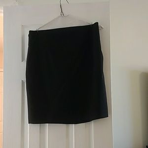 Black pencil skirt
